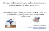 Tratamiento de los riesgos psicosociales en la legislación venezolana y sus resultados prácticos
