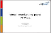 Seminario emBlue sobre e.mail marketing para PyMEs