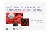 Historia de la donacion de sangre. CRTS Cordoba