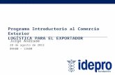 Programa Introductorio al Comercio Exterior (Sesión 2): Logística para el exportador