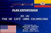 Exportacion pan de cafe con destino a ee.uu