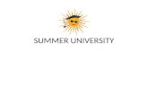 Summer university