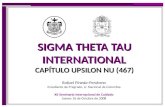 Capitulo Upsilon Nu de la Sigma Theta Tau International