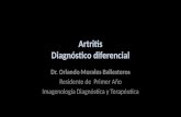 Imagenolog­a Artritis y Diagn³sticos Diferenciales