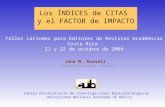 Indices de Citas y el factor de impacto-Russell