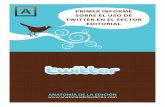 Informe Sobre El Uso De Twitter En El Sector Editorial