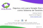 Oquma.com para Google Docs como Sistema de Gestión