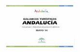 Balances Turísticos de Andalucía. Mayo 2014