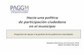 Hacia una política de participación ciudadana en el municipio