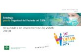 Estrategia para la Seguridad del Paciente del Sistema Sanitario Público Andaluz. Evaluación de implementación 2006-2010