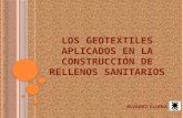 Presentacion los geotextiles, aplicados en la construcción d