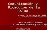 Comunicación y promoción de la salud