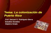 La colonización de Puerto Rico