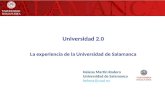 Universidad 2.0: la experiencia de la Universidad de Salamanca