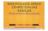 Bibliografía de Competencias Básicas en Educación