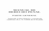 MANUAL DE DERECHO PENAL PARTE GENERAL