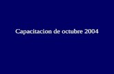 Capacitacion de octubre 2004
