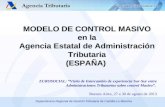 Modelo de Control Masivo en la Agencia Estatal de Administración Tributaria (España)