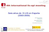 Seis años de E-LIS en España