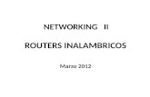 Diapositivas routers inalambricos