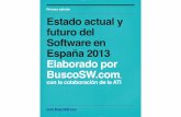 El estado actual y futuro del Software en España 2013, elaborado por