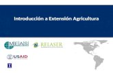 Introducción a Extension Agricultural