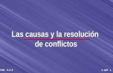 03 Las Causas y la Resolucion de Conflictos