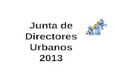 Junta de Directores Urbanos 2013