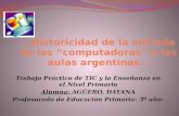 Historicidad de la entrada de las computadoras a las aulas argentinas