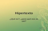 Presentación Hipertexto