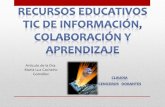 Recursos Educativos, Tic de información, colaboración y aprendizaje
