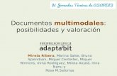 Documentos multimodales: posibilidades y valoracion