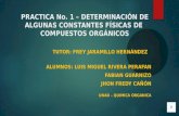 Practica 1,2 y 7 Quimica organica Universidad Nacional Abierta y a Distancia