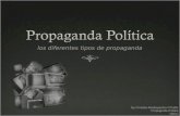 Analisis de tipos de propagandas con ejemplos