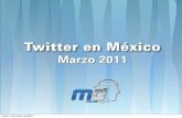 Twitter mexico Marzo 2011