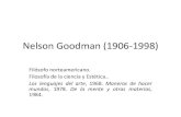 Nelson goodman (1906 1998)
