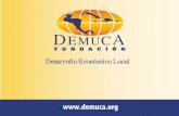 PRESENTACION DE DEMUCASOBRE DESARROLLO ECONOMICO LOCAL