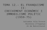 Tema 12.  El franquisme II (1959-75).