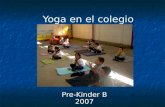 Yoga en el colegio
