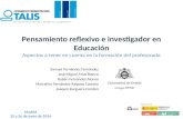 Congreso TALIS: Informe de investigadores. José Miguel Arias Blanco