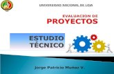 Estudio Tecnico de la Evaluación de Proyectos (Universidad Nacional de Loja)