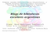 Blogs de bibliotecas escolares argentinas