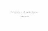 Voltaire  - Cándido o el optimismo