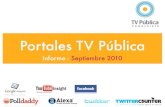 Google analytics TV Pública - 2010 septiembre