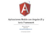Aplicaciones Mobile con AngularJS y Ionic framework