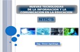 NUEVAS TECNOLOGIAS DE LA INFORMACION Y LA COMUNICACION NTIC'S