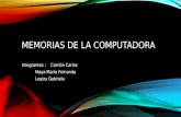 MEMORIAS DE LA COMPUTADORA RAM