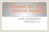 Manual de uso movie maker
