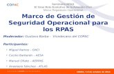 Marco de gestión de seguridad operacional para los RPAS. Gustavo Barba. COPAC