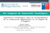 Vigilancia Tecnológica para el aceleramiento de la innovación empresarial por Danilo Reyes y Paulina Arellano Rojas (Universidad de Playa Ancha)